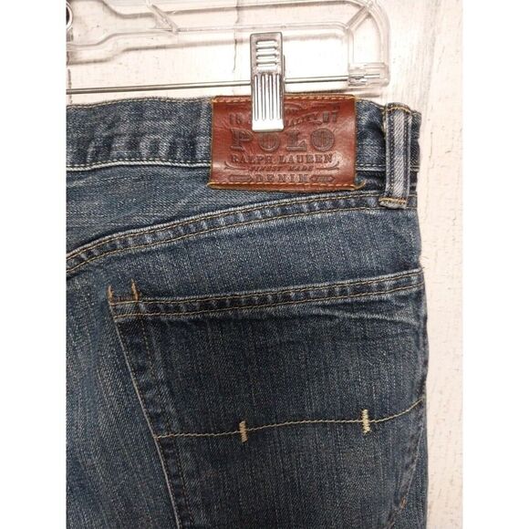 Polo Ralph Lauren Jeans Mens 33x25 Blue 867 Classic Fit Tag 31x30 - Picture 5 of 8